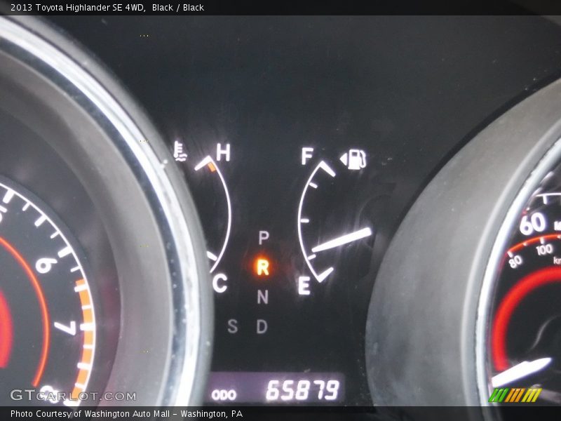 Black / Black 2013 Toyota Highlander SE 4WD