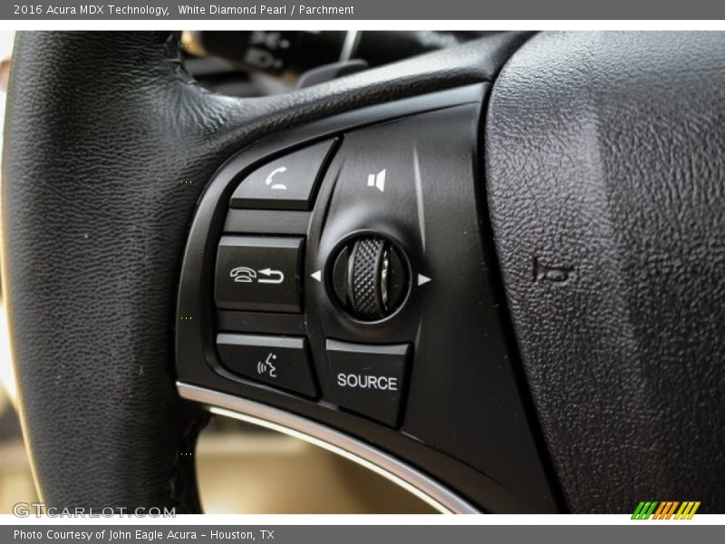 White Diamond Pearl / Parchment 2016 Acura MDX Technology