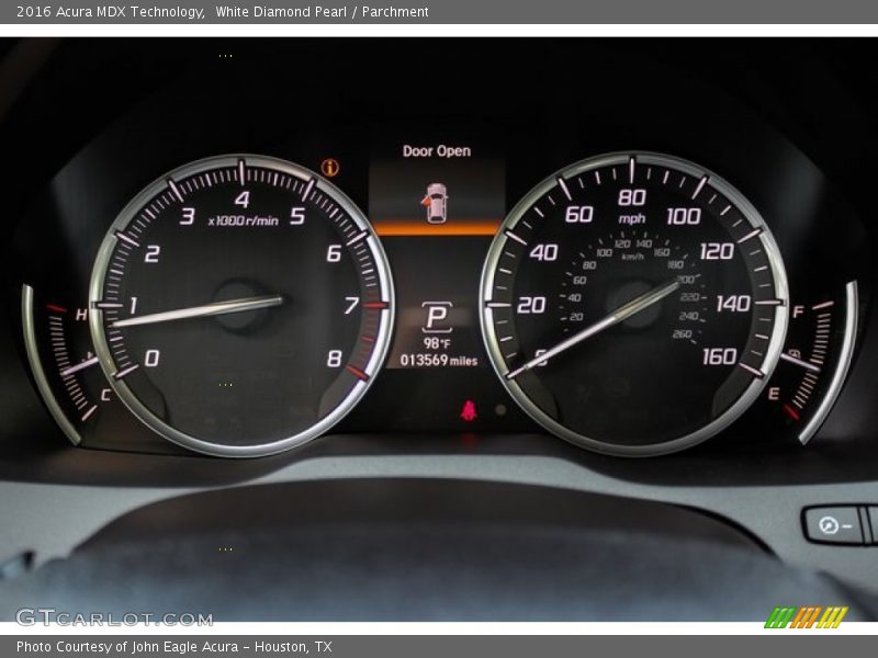 White Diamond Pearl / Parchment 2016 Acura MDX Technology