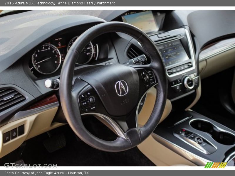 White Diamond Pearl / Parchment 2016 Acura MDX Technology