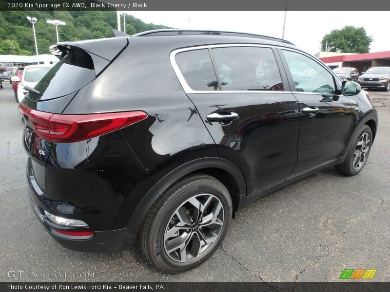 Black Cherry / Black 2020 Kia Sportage EX AWD