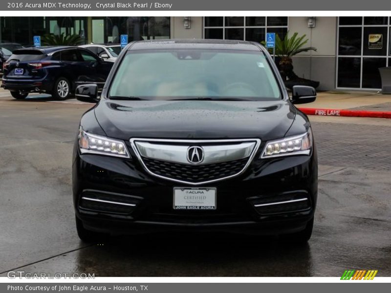 Crystal Black Pearl / Ebony 2016 Acura MDX Technology
