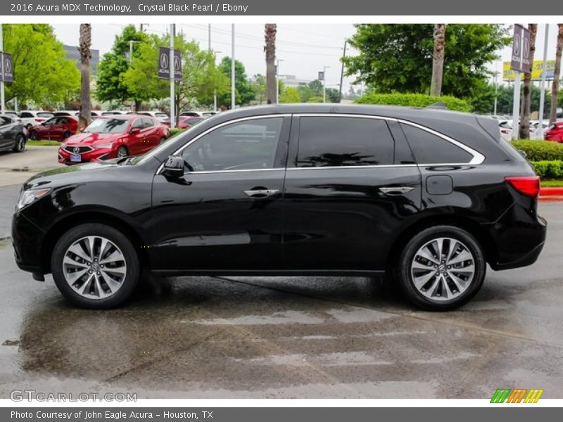 Crystal Black Pearl / Ebony 2016 Acura MDX Technology