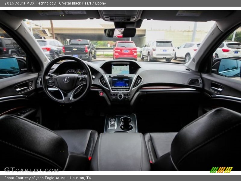 Crystal Black Pearl / Ebony 2016 Acura MDX Technology