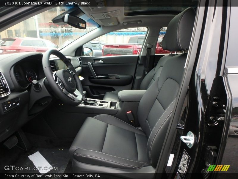 Front Seat of 2020 Sportage EX AWD