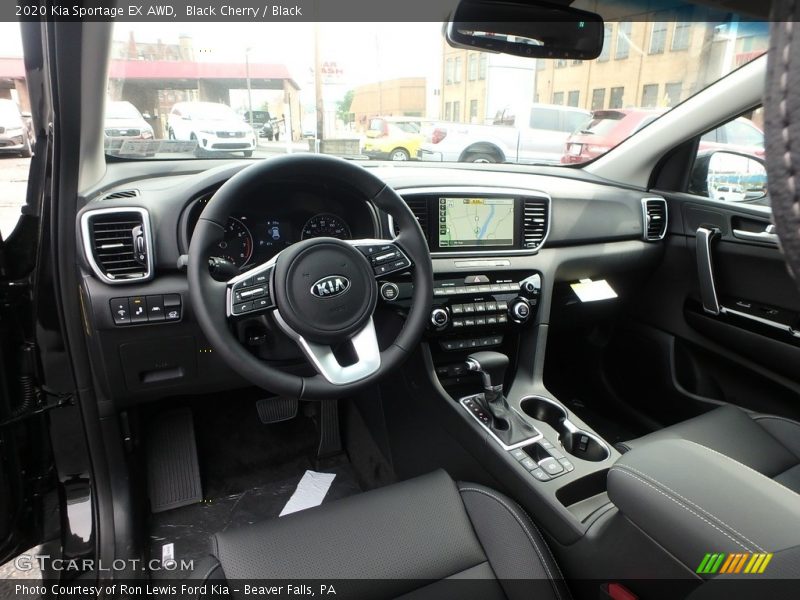  2020 Sportage EX AWD Black Interior