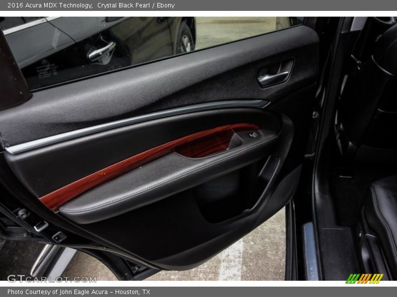 Crystal Black Pearl / Ebony 2016 Acura MDX Technology