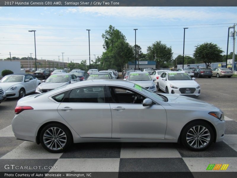 Santiago Silver / Gray Two Tone 2017 Hyundai Genesis G80 AWD