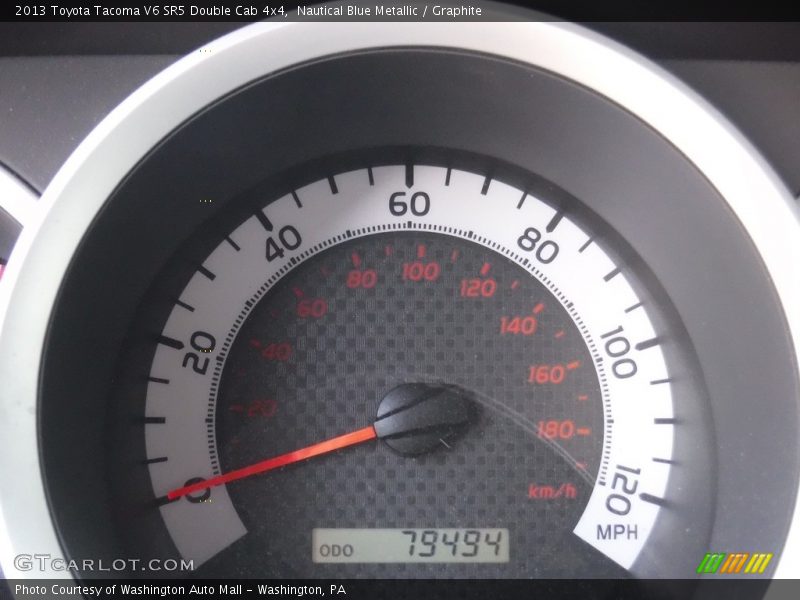 Nautical Blue Metallic / Graphite 2013 Toyota Tacoma V6 SR5 Double Cab 4x4