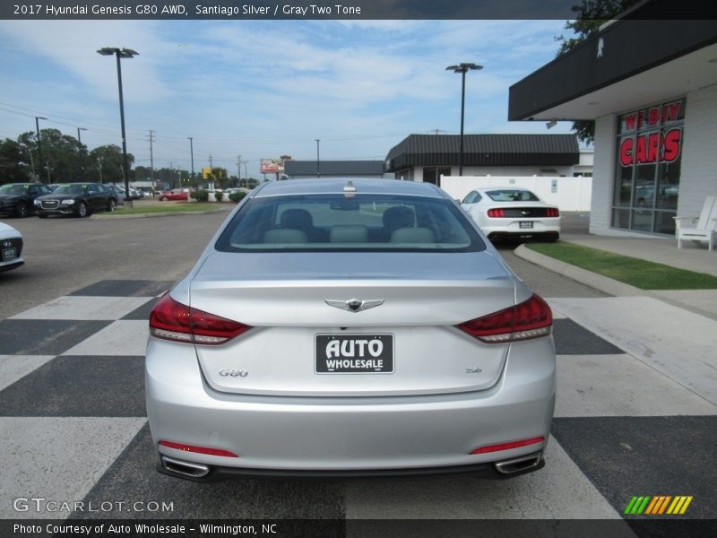 Santiago Silver / Gray Two Tone 2017 Hyundai Genesis G80 AWD