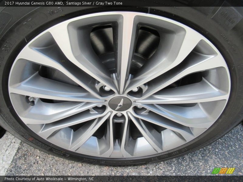 Santiago Silver / Gray Two Tone 2017 Hyundai Genesis G80 AWD