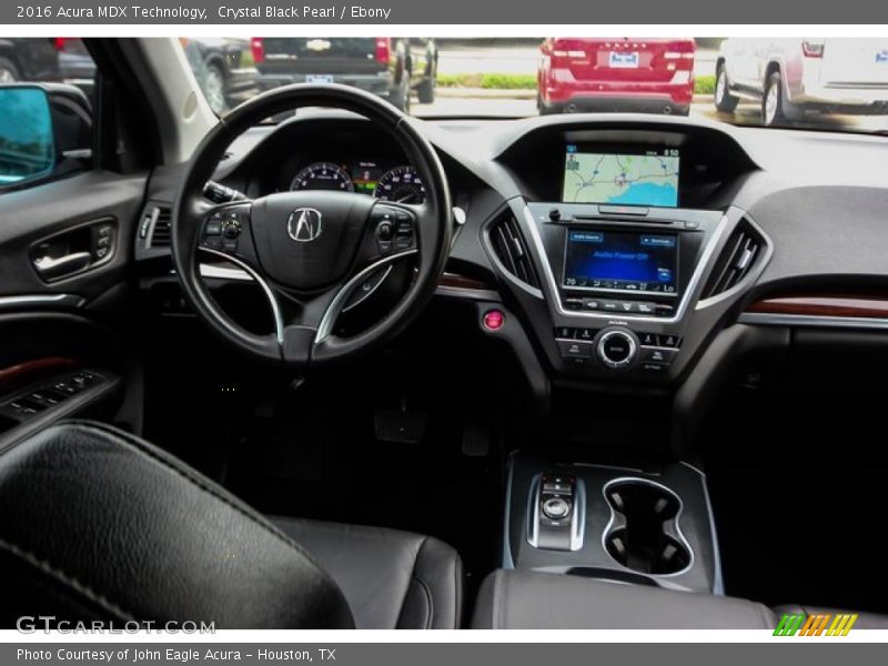 Crystal Black Pearl / Ebony 2016 Acura MDX Technology