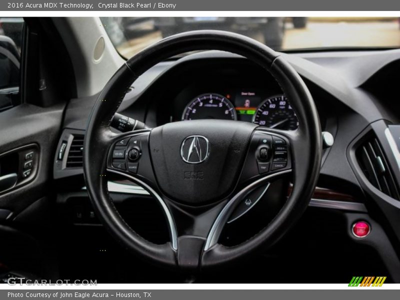 Crystal Black Pearl / Ebony 2016 Acura MDX Technology