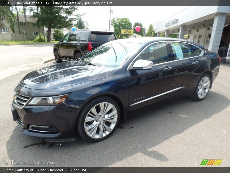 Blue Ray Metallic / Jet Black/Mojave 2014 Chevrolet Impala LTZ