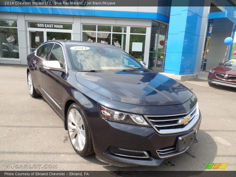 Blue Ray Metallic / Jet Black/Mojave 2014 Chevrolet Impala LTZ