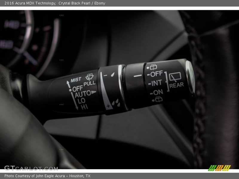 Crystal Black Pearl / Ebony 2016 Acura MDX Technology