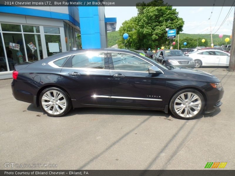 Blue Ray Metallic / Jet Black/Mojave 2014 Chevrolet Impala LTZ