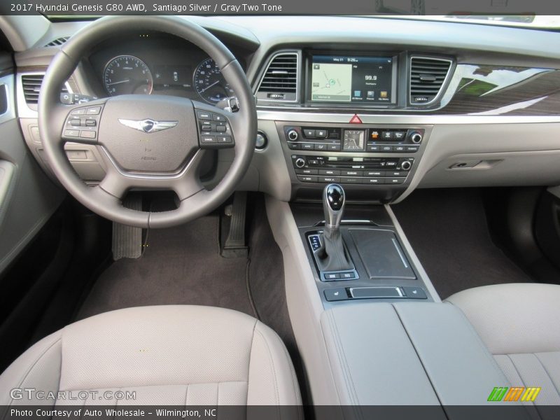 Santiago Silver / Gray Two Tone 2017 Hyundai Genesis G80 AWD