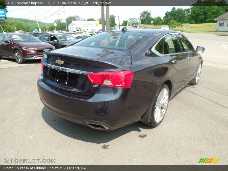 Blue Ray Metallic / Jet Black/Mojave 2014 Chevrolet Impala LTZ