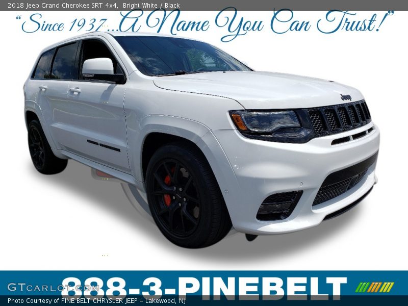 Bright White / Black 2018 Jeep Grand Cherokee SRT 4x4