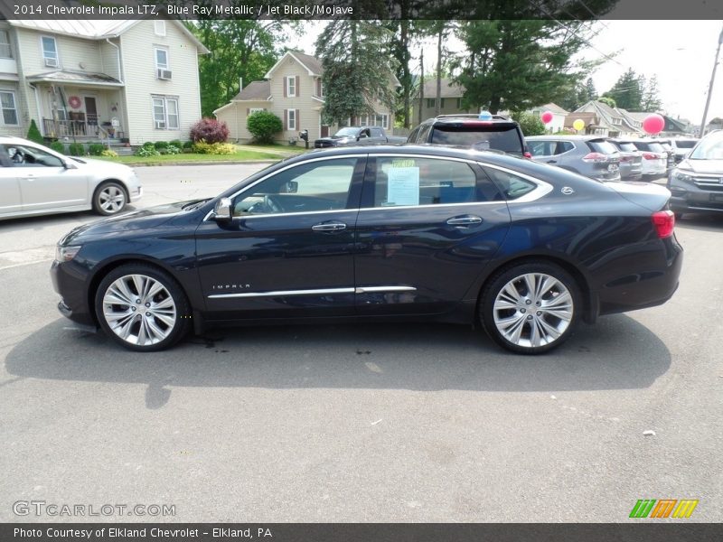 Blue Ray Metallic / Jet Black/Mojave 2014 Chevrolet Impala LTZ