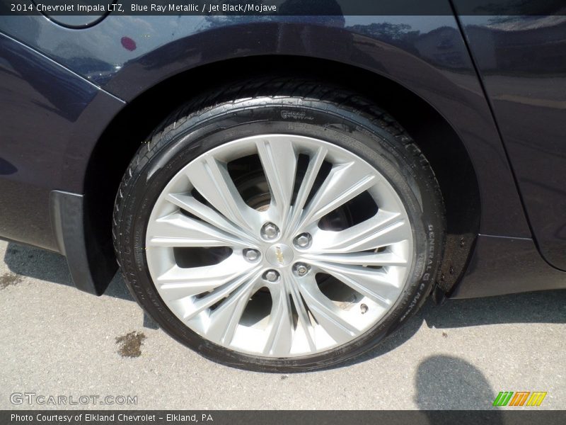 Blue Ray Metallic / Jet Black/Mojave 2014 Chevrolet Impala LTZ
