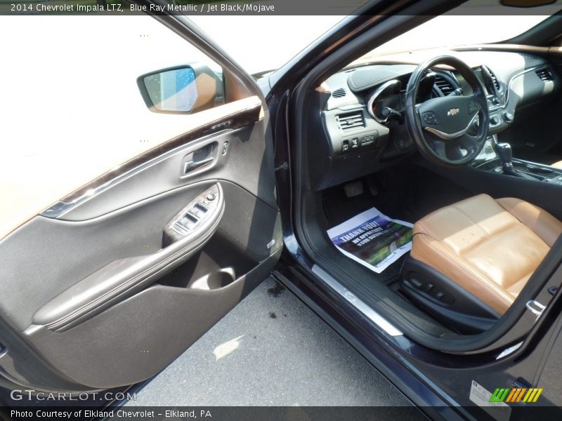 Blue Ray Metallic / Jet Black/Mojave 2014 Chevrolet Impala LTZ