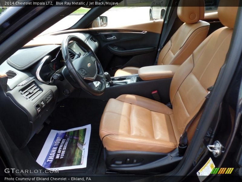 Blue Ray Metallic / Jet Black/Mojave 2014 Chevrolet Impala LTZ