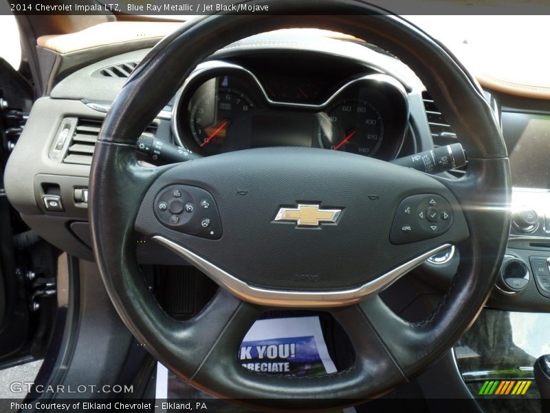 Blue Ray Metallic / Jet Black/Mojave 2014 Chevrolet Impala LTZ