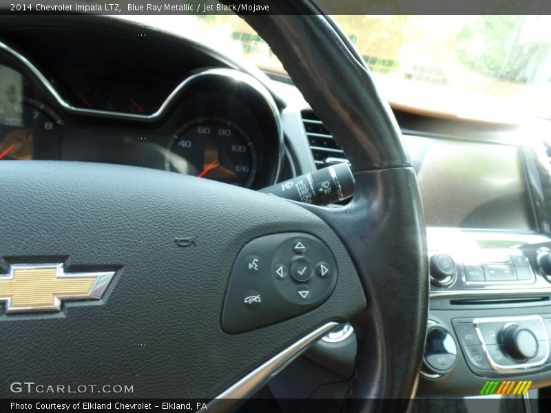 Blue Ray Metallic / Jet Black/Mojave 2014 Chevrolet Impala LTZ