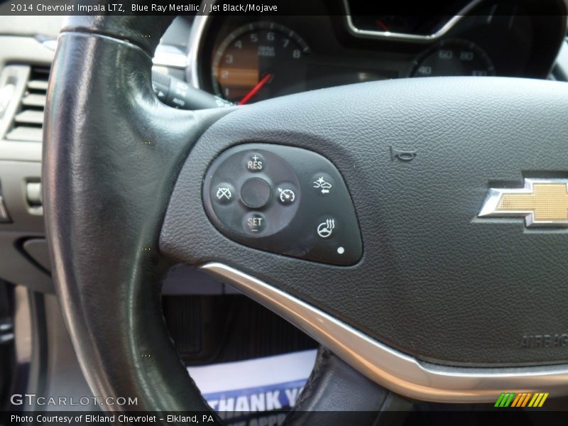 Blue Ray Metallic / Jet Black/Mojave 2014 Chevrolet Impala LTZ
