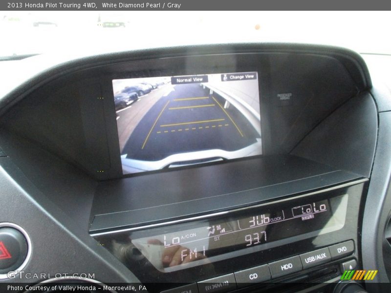White Diamond Pearl / Gray 2013 Honda Pilot Touring 4WD
