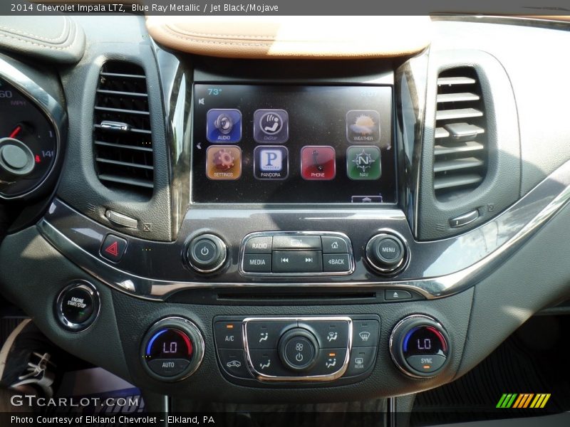 Blue Ray Metallic / Jet Black/Mojave 2014 Chevrolet Impala LTZ