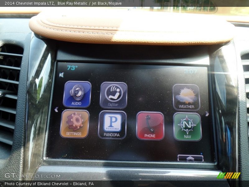 Blue Ray Metallic / Jet Black/Mojave 2014 Chevrolet Impala LTZ