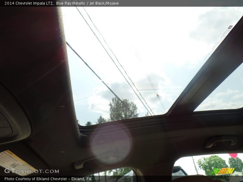 Blue Ray Metallic / Jet Black/Mojave 2014 Chevrolet Impala LTZ