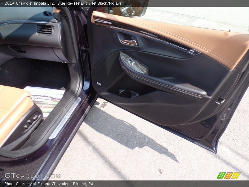 Blue Ray Metallic / Jet Black/Mojave 2014 Chevrolet Impala LTZ