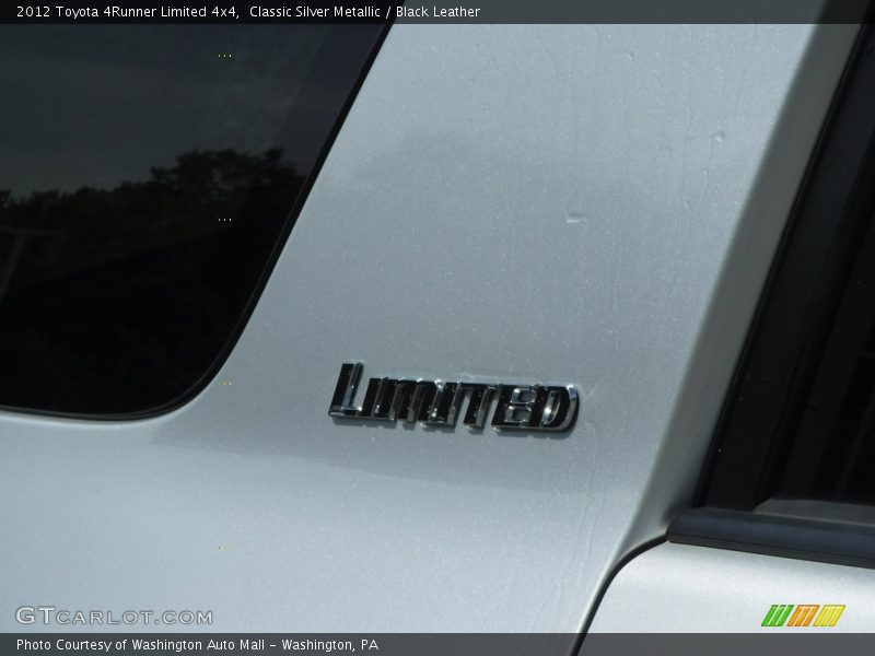 Classic Silver Metallic / Black Leather 2012 Toyota 4Runner Limited 4x4