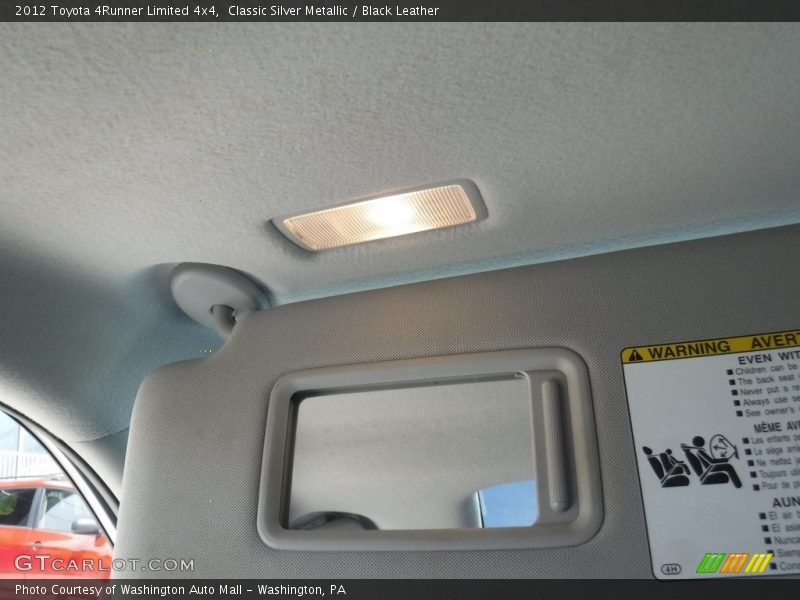 Classic Silver Metallic / Black Leather 2012 Toyota 4Runner Limited 4x4