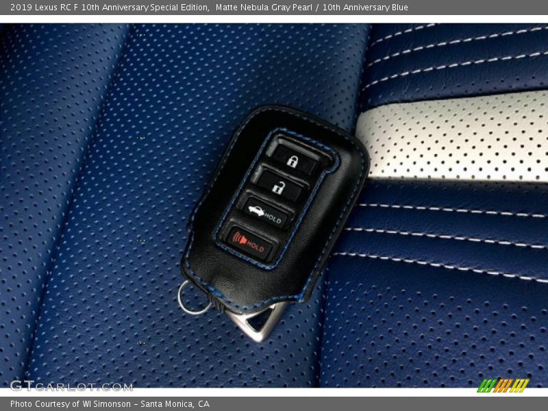 Keys of 2019 RC F 10th Anniversary Special Edition