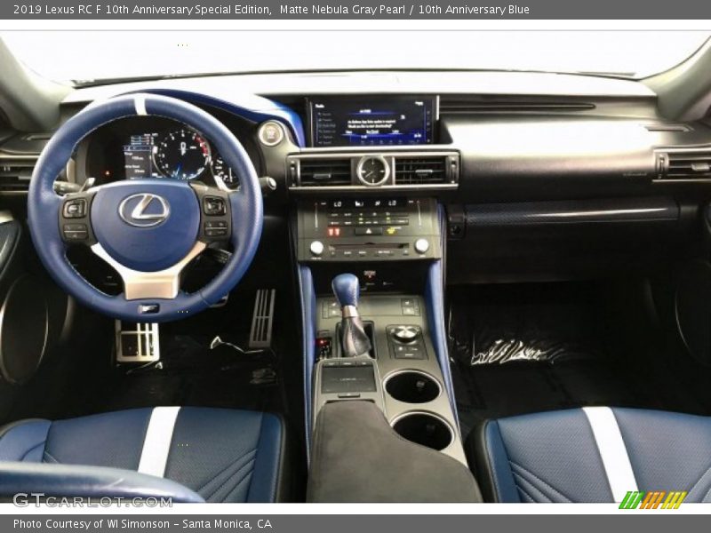 Dashboard of 2019 RC F 10th Anniversary Special Edition