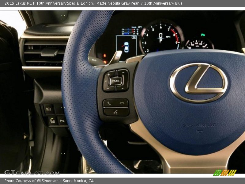  2019 RC F 10th Anniversary Special Edition Steering Wheel