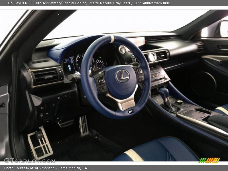 Dashboard of 2019 RC F 10th Anniversary Special Edition