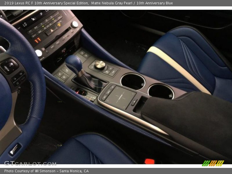 Controls of 2019 RC F 10th Anniversary Special Edition