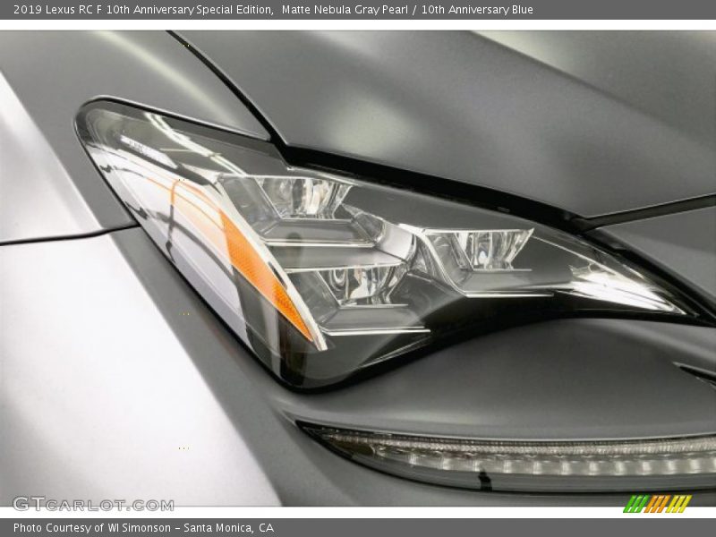 Matte Nebula Gray Pearl / 10th Anniversary Blue 2019 Lexus RC F 10th Anniversary Special Edition