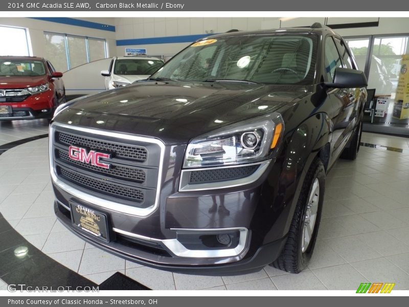 Carbon Black Metallic / Ebony 2014 GMC Acadia SLE AWD