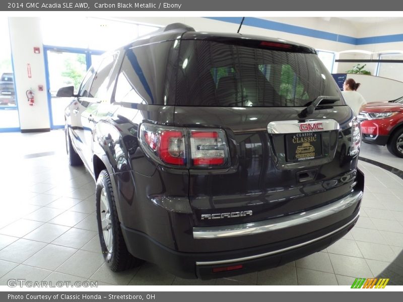 Carbon Black Metallic / Ebony 2014 GMC Acadia SLE AWD