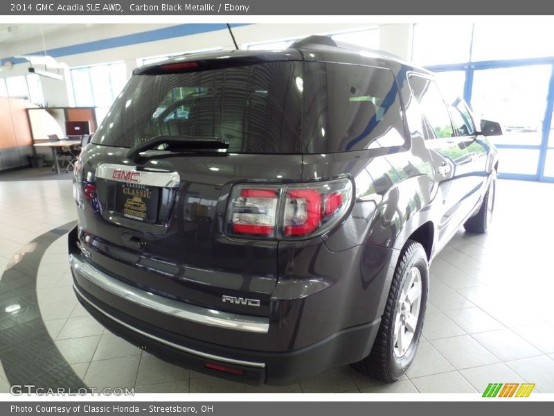 Carbon Black Metallic / Ebony 2014 GMC Acadia SLE AWD