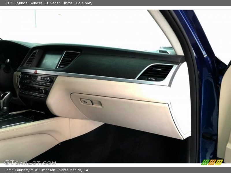 Ibiza Blue / Ivory 2015 Hyundai Genesis 3.8 Sedan