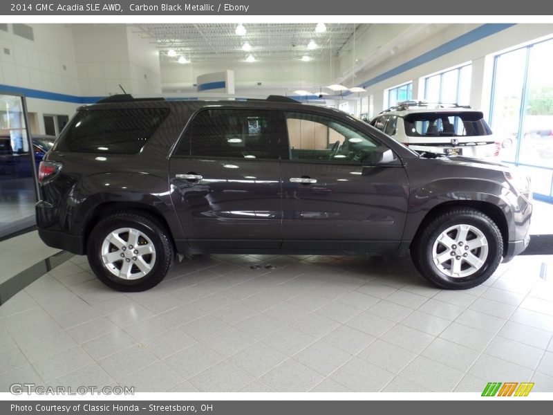 Carbon Black Metallic / Ebony 2014 GMC Acadia SLE AWD