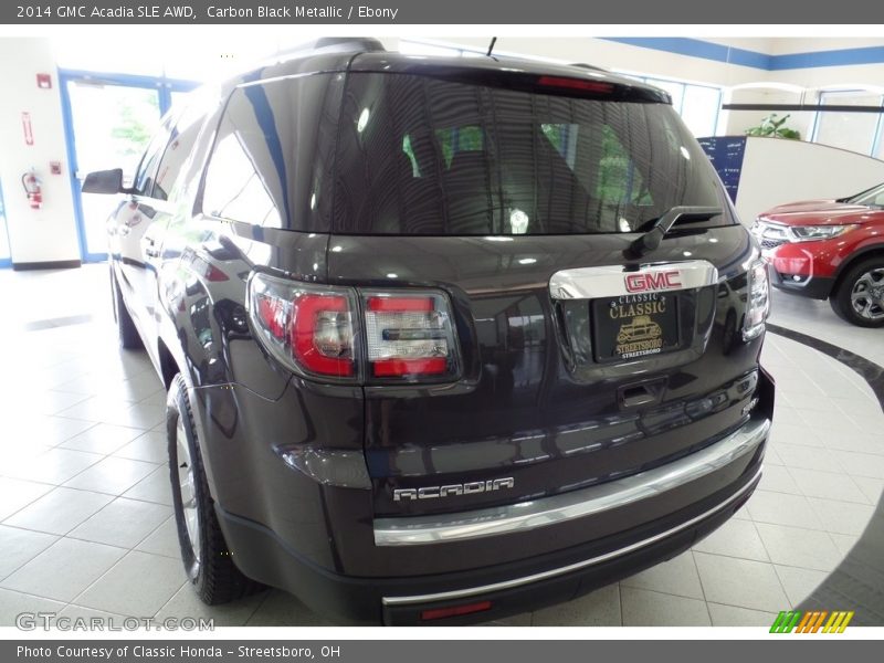Carbon Black Metallic / Ebony 2014 GMC Acadia SLE AWD